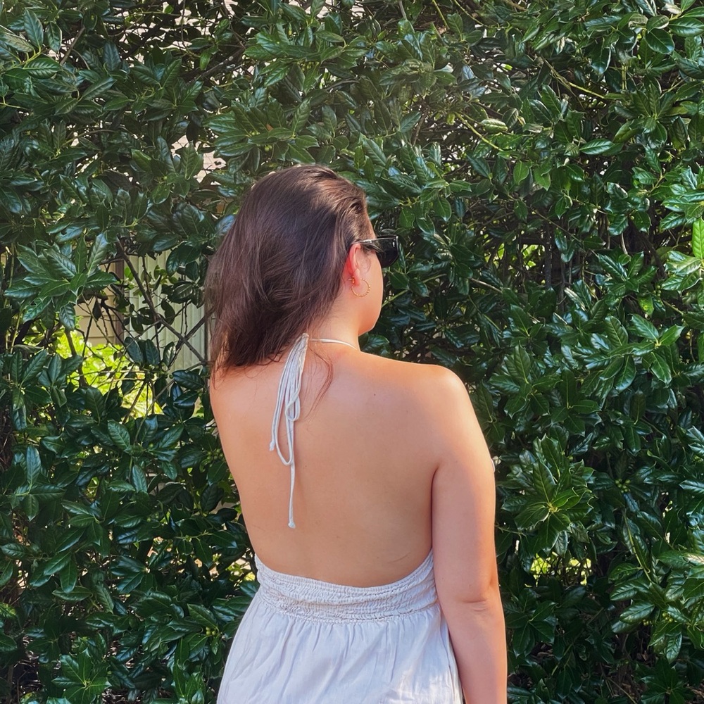 Urban Renewal linen halter mini dress - Picture 5 of 11